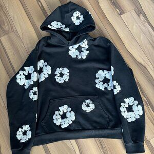 Denim Tears Printed Cotton Wreath Hoodie Authentic Size XL Men’s